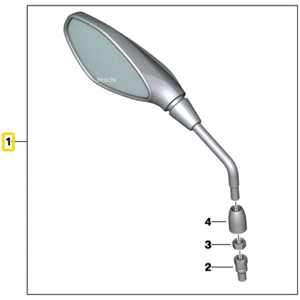 BMW純正 ミラー RH 51168567448 JP店