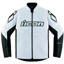 アイコン ICON 春夏モデル ジャケット JACKET HOOLIGAN CE 白 Sサイズ 2820-5797 JP店