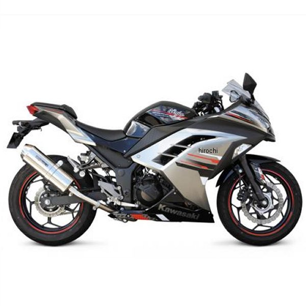 SP武川 コーンオーバルマフラー（スリップオンタイプ）（政府認証マフラー） Ninja250 Ninja250R 13-04-0024 JP店