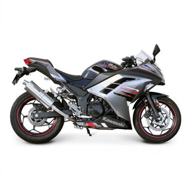 SP武川 パワーサイレントオーバルマフラー（スリップオンタイプ）（政府認証マフラー） Ninja250 Ninja250R 13-04-0025 JP店