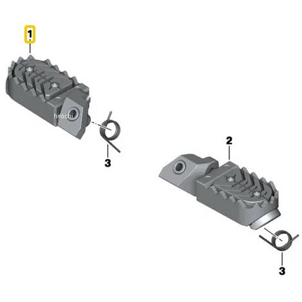 BMW純正 調整式フット レスト RH 77258525370 JP店