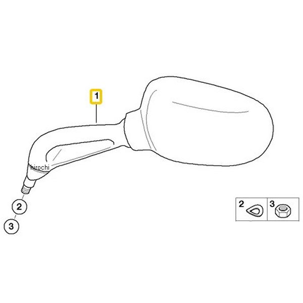 BMW純正 ミラー L 51167653773 JP店