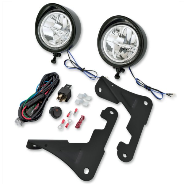 91-315LBK ショークローム Show Chrome CREE LED ドライビングライトキット 96年以降 FLH 黒96年以降 ハーレー FLHカラー:ブラックデュアル高輝度LED 6000K取付に必要なステー、配線なども付属いたします。91-315LBK楽天 JP店