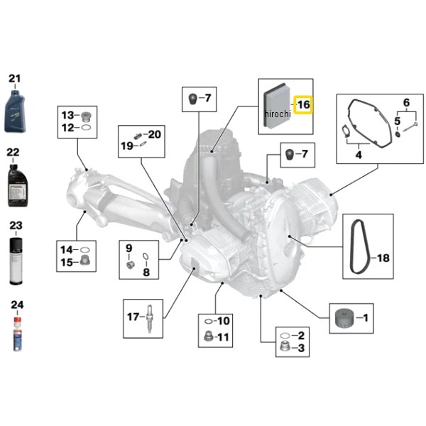 BMW純正 エアフィルター ボックス 13717718331 JP店