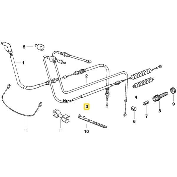BMW純正 クラッチ ケーブル 32732324962 JP店