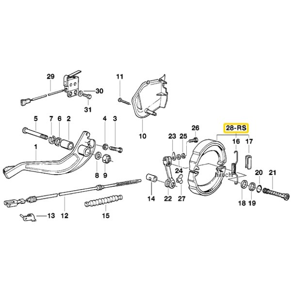BMW純正 ブレーキ シュー リペア キット 34212311019 JP店