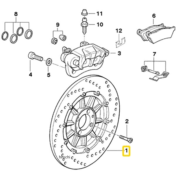 BMW純正 R ブレーキ ディスク 34212331279 JP店