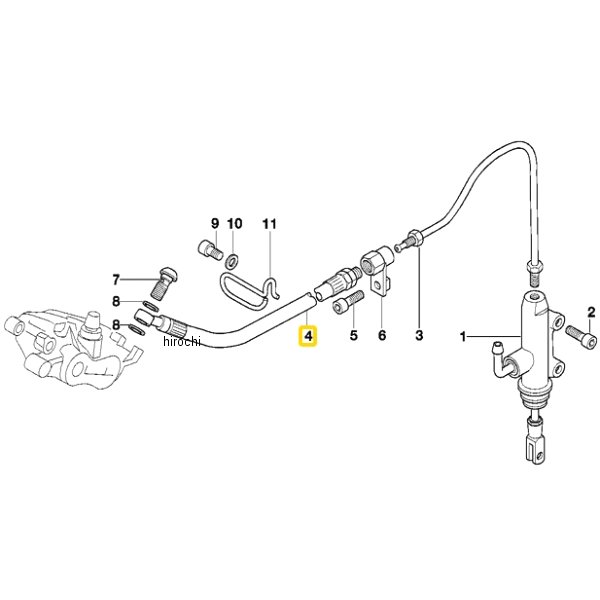 BMW純正 ブレーキ ホース 34322331901 JP店