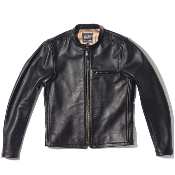 カドヤ KADOYA 春夏モデル TSR-2 レザージャケット シングル 黒 Lサイズ 1640 JP店