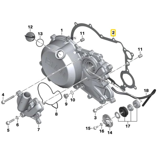 BMW純正 クラッチ カバー シール 11138562759 JP店