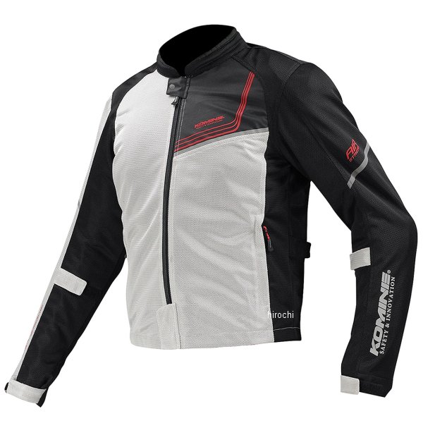 【メーカー在庫あり】 コミネ KOMINE 春夏モデル プロテクトフルメッシュジャケット ジモン ネオシルバー/黒 Sサイズ JK-1171 JP店