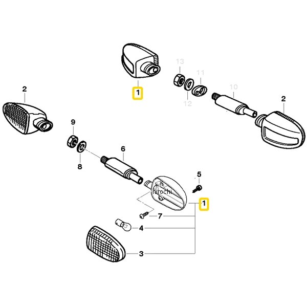 BMW純正 (SO)フラッシャー 63137658959 JP店