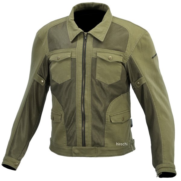 【メーカー在庫あり】 コミネ KOMINE 春夏モデル フィールドメッシュジャケット オリーブ Lサイズ JK-161 JP店