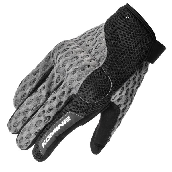 【メーカー在庫あり】 コミネ KOMINE 春夏モデル プロテクトクーリングメッシュグローブ バサルトグレー Mサイズ GK-243 JP店(2.0)