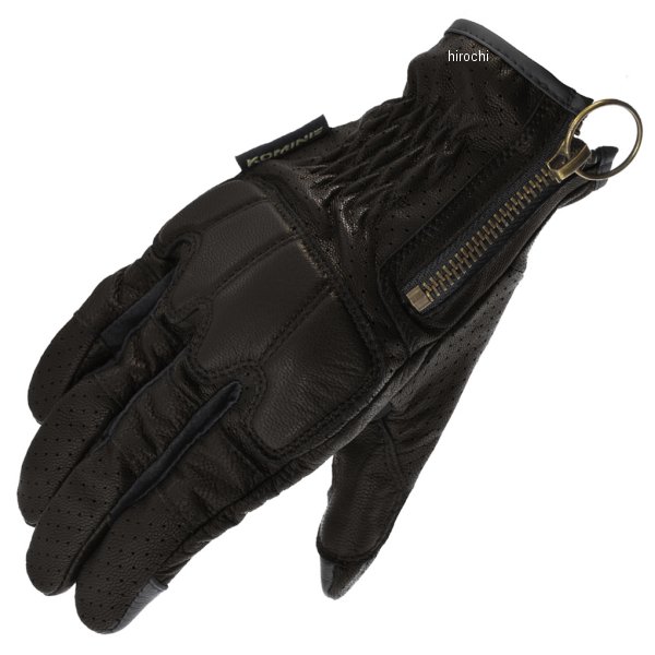 【メーカー在庫あり】 コミネ KOMINE 春夏モデル プロテクトレザーメッシュグローブ ダークブラウン 3XLサイズ GK-255 JP店