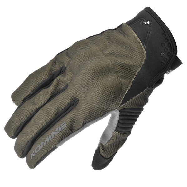 【メーカー在庫あり】 コミネ KOMINE 春夏モデル プロテクトメッシュグローブ ブレイブ オリーブ Mサイズ GK-183 JP店