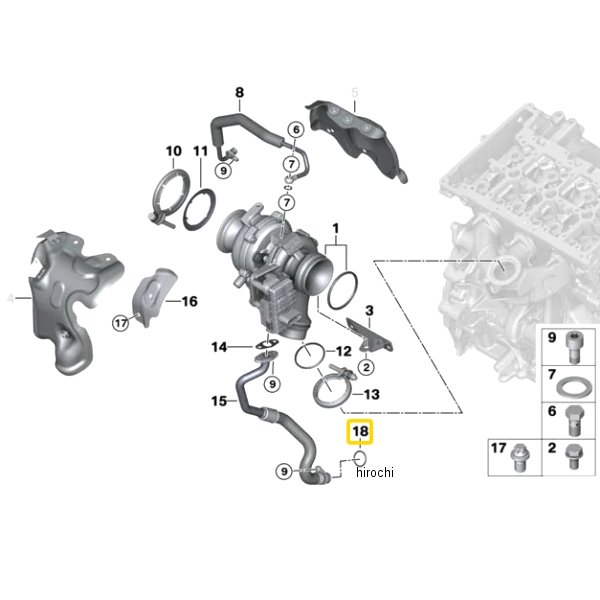 BMW純正 Oリング 11127689563 JP店
