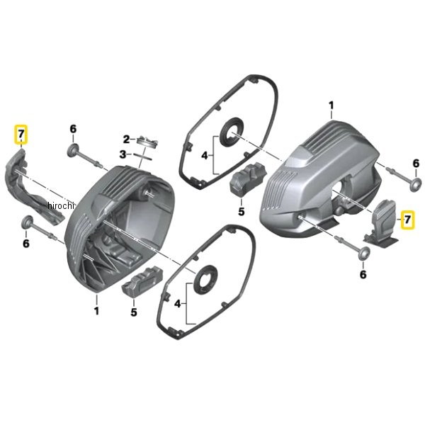 BMW純正 スパーク プラグ カバー LH 11127728975 JP店