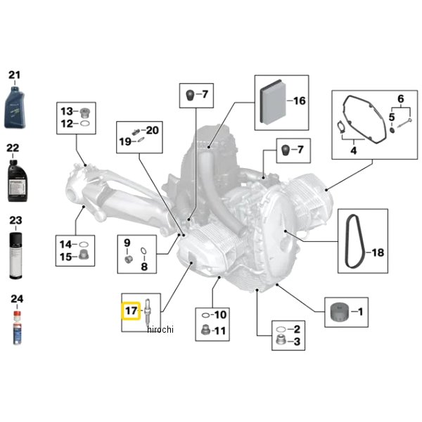 BMW純正 スパークプラグ 12127728634 JP店