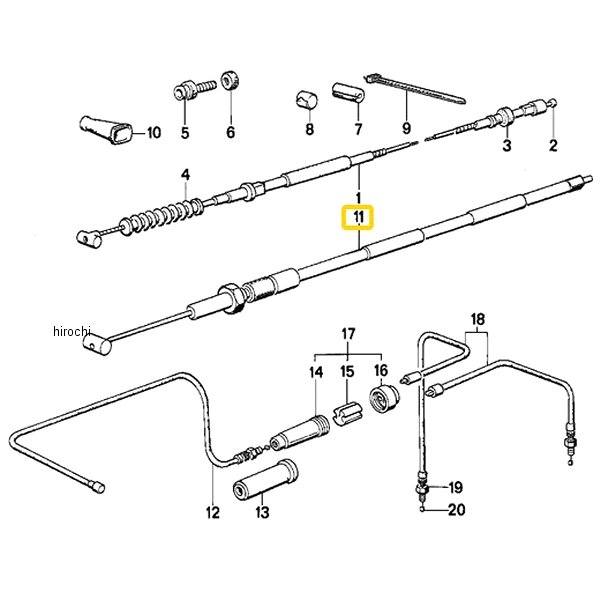 BMW純正 アクセル ボーデン ケーブル 32731454583 JP店