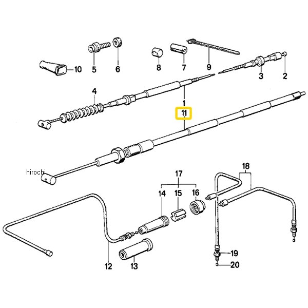 BMW純正 アクセル ボーデン ケーブル 32731454585 JP店