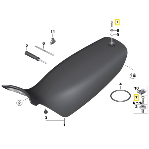 BMW純正 フィリスター ヘッド スクリュー 46547685133 JP店