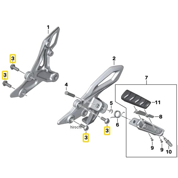BMW純正 フィリスター ヘッド スクリュー 46719908669 JP店