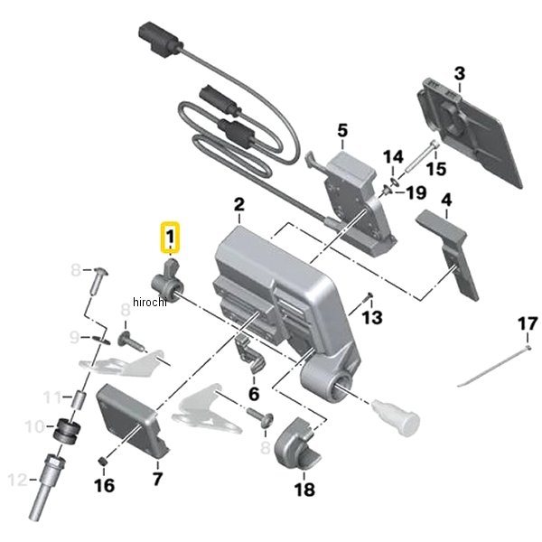 BMW純正 ホルダー ナビ準備キット ロック 65908524456 JP店