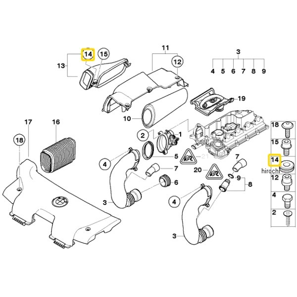 BMW純正 ラバー クリップ 31421236240 JP店