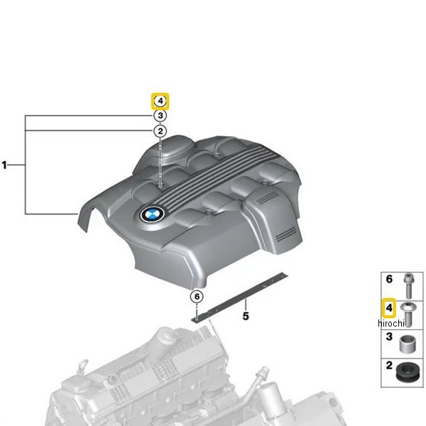BMW純正 フィリスター ヘッド スクリュー 11117653180 JP店