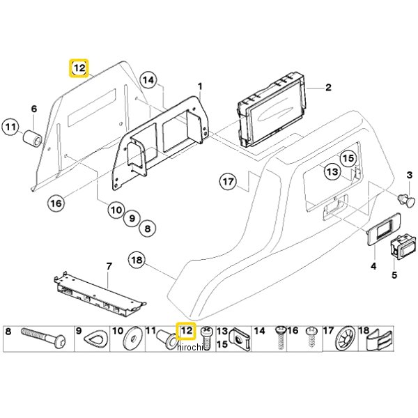 BMW純正 フィリスター ヘッド スクリュー 46637651349 JP店