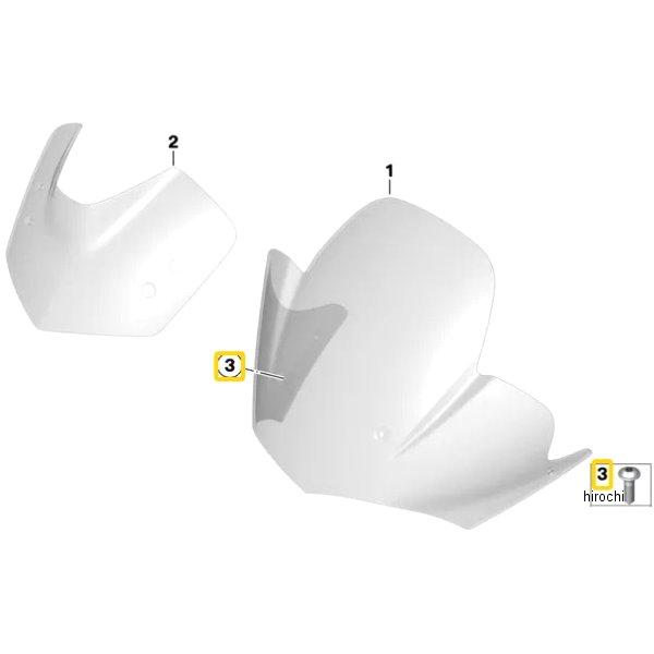 BMW純正 フィリスター ヘッド スクリュー 46637690147 JP店