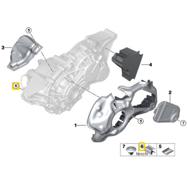 BMW純正 固定クリップ 46638521396 JP店