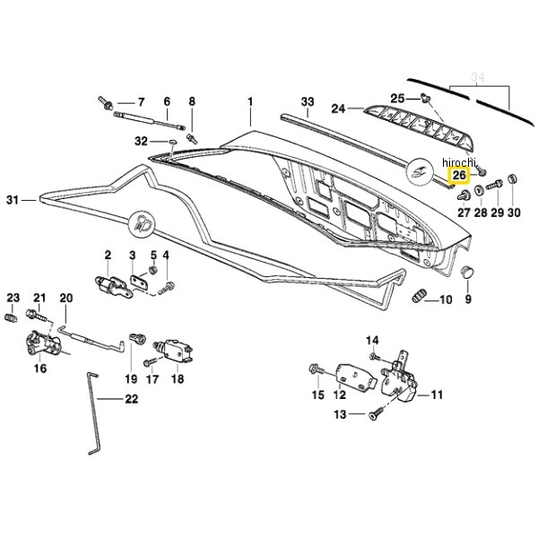 BMW純正 プラスチック用スクリュー 51131960840 JP店