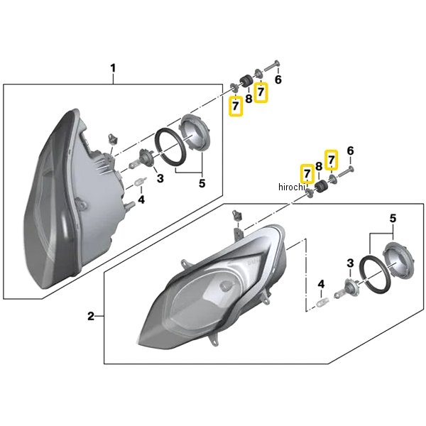 BMW純正 フランジ ブッシュ 63127727887 JP店