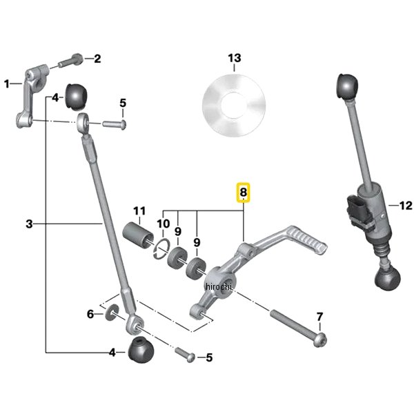 BMW純正 (SO)フット シフトレバー 23418559547 JP店