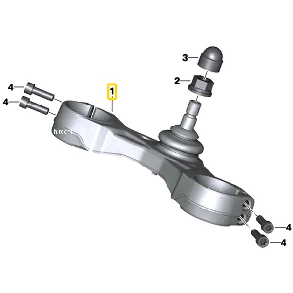 BMW純正 L フォークブリッジ、ボールジョイント付 31429443338 JP店