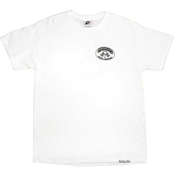 パワープラント Powerplant スピード&マシン Tシャツサイズ:Mカラー:ホワイト※輸入品のため、サイズ規格はUSサイズ(外国サイズ)となります。ボディメーカーやボディの色によって素材や厚みまた、若干のサイズの違いがある場合が御座いますので予め、御了承下さい。USカリフォルニア・ハリウッドのPOWERPLANT MOTORCYCLES。珠玉のビンテージチョッパー＆ボバーから、パフォーマンス重視のハイスピードクルーザーまでの作品が有名であり、日本国内最大のカスタムショーにおいてもゲストビルダーとして来日した際には、P16と名がついた漆黒のクラブスタイルFXRもとてもCoolで見事な作品でした。そのPOWERPLANTからCoolなデザインが目を引くアパレル・グッズ類が登場。メーカーがアパレルやグッズ類のブランディングにかなり力を入れており、デザイン性・機能性バツグンなアイテムが豊富に揃えられております。P16PPTSPDWHTXL楽天 JP店　