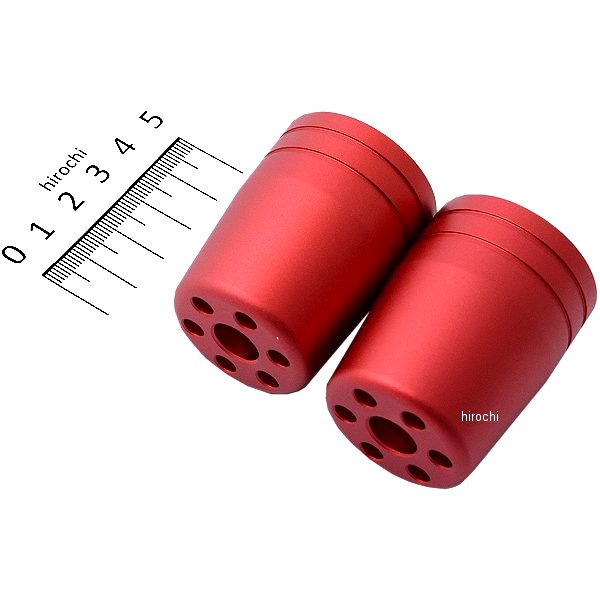 【メーカー在庫あり】 ポッシュ POSH ウルトラヘビーバーエンドアウターカバー M6 2個入り マットレッド 031679-22-10 JP店