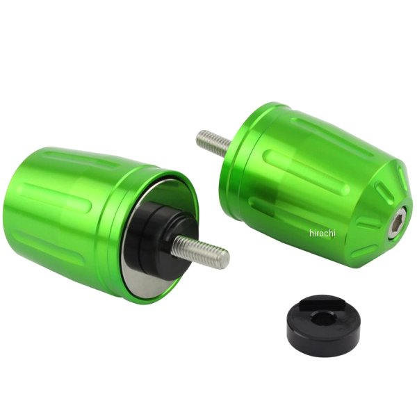 ポッシュ POSH ウルトラヘビーバーエンドタイプ2 M6 ヤマハ、KTM用 ライムグリーン 033699-28-10 JP店