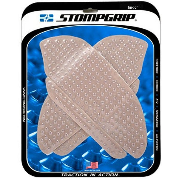 ストンプグリップ STOMPGRIP トラクションパッド タンクキット 07年-12年 CBR600RR クリア 55-10-0020C JP店