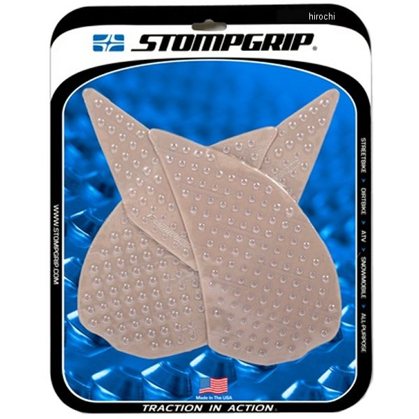 ストンプグリップ STOMPGRIP トラクションパッド タンクキット 10年-16年 Z1000 クリア 55-10-0038C JP店
