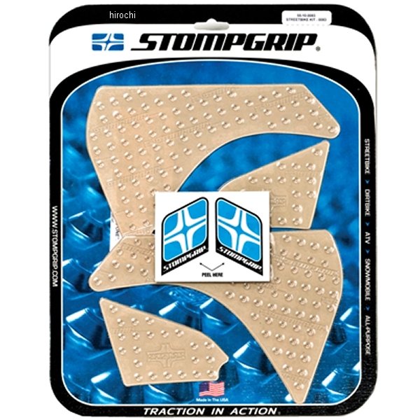 ストンプグリップ STOMPGRIP トラクションパッド タンクキット 09年-12年 F800GS クリア 55-10-0083C JP店