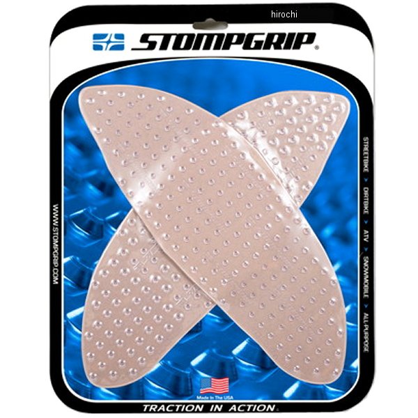 ストンプグリップ STOMPGRIP トラクションパッド タンクキット 21年-22年 RSV4、トゥオーノV4 クリア 55-10-0180C JP店