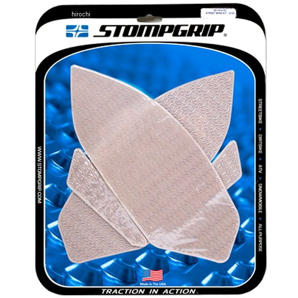 ストンプグリップ STOMPGRIP トラクションパッド タンクキット 16年-18年 CBR500R、CB500F クリア 55-14-0123C JP店