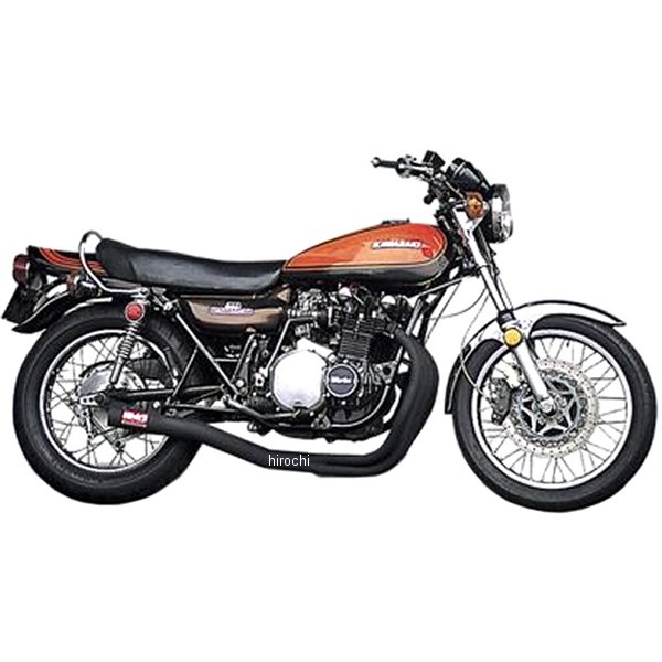 ドレミコレクション 機械曲マフラー ストレートサイクロン B Z1、Z2 ブラック焼付け塗装 49027 JP店