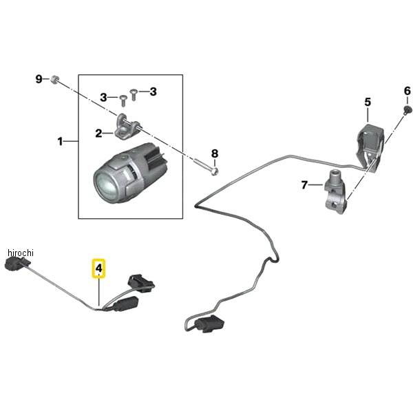 BMW純正 ワイヤー ハーネス LED 補助ハイビーム 61128535705 JP店