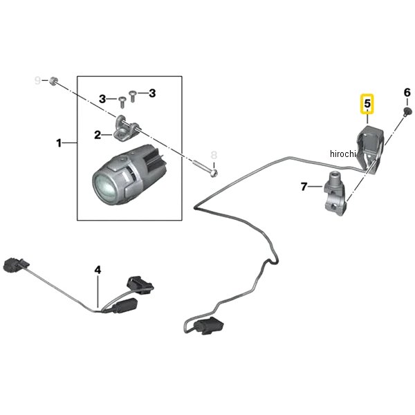 BMW純正 補助ヘッドライト補助スイッチ 61318394256 JP店