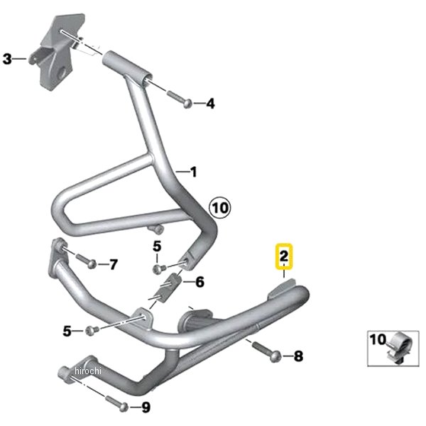 BMW純正 エンジン プロテクター ホルダー RH 77148565802 JP店