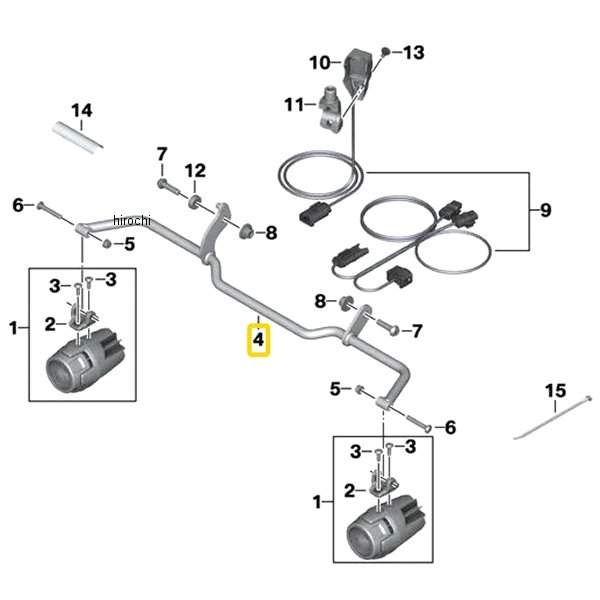BMW純正 補助前照灯ホルダー 77518551341 JP店